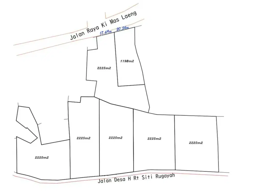 TANAH MURAH 14440m SHM AKSES KONTAINER COCOK UNTUK INVESTASI