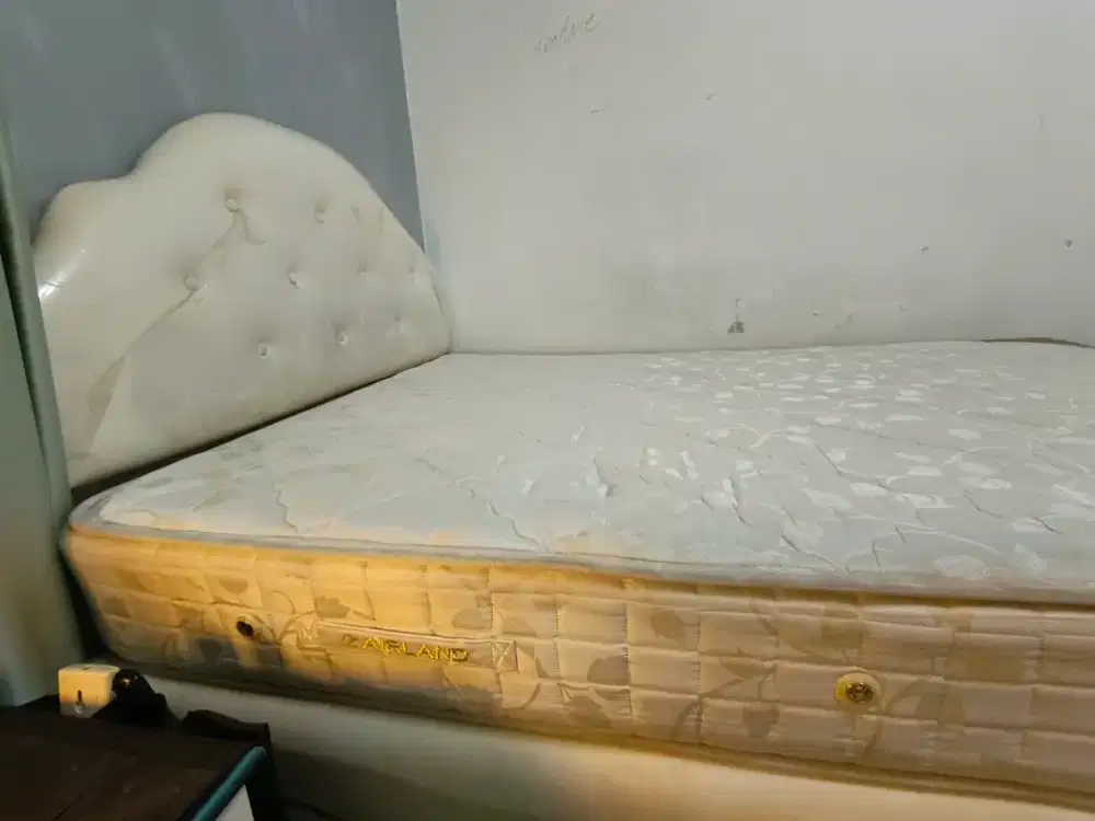 Paket Ranjang lengkap spring bed Airland 140x200 kasur
