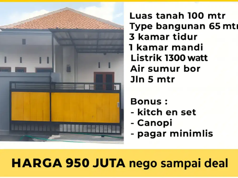JUAL RUMAH DIABIANBASE DEKAT RS KAPAL