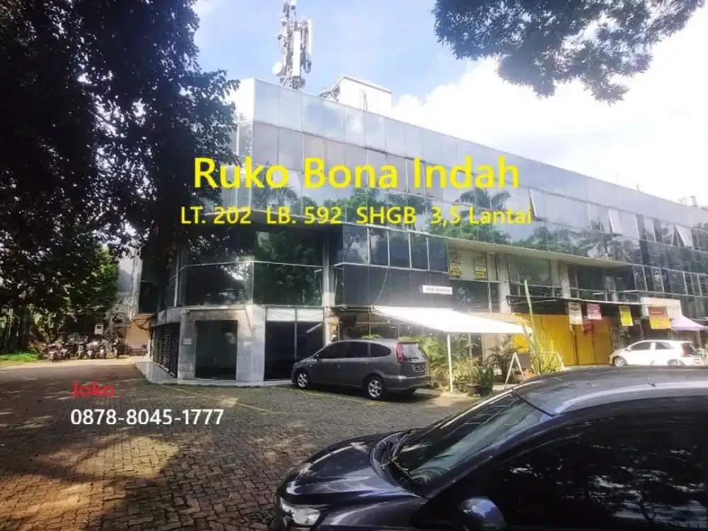 Ruko Gandeng area Komersial Bona Indah, Lebak Bulus, Jakarta Selatan