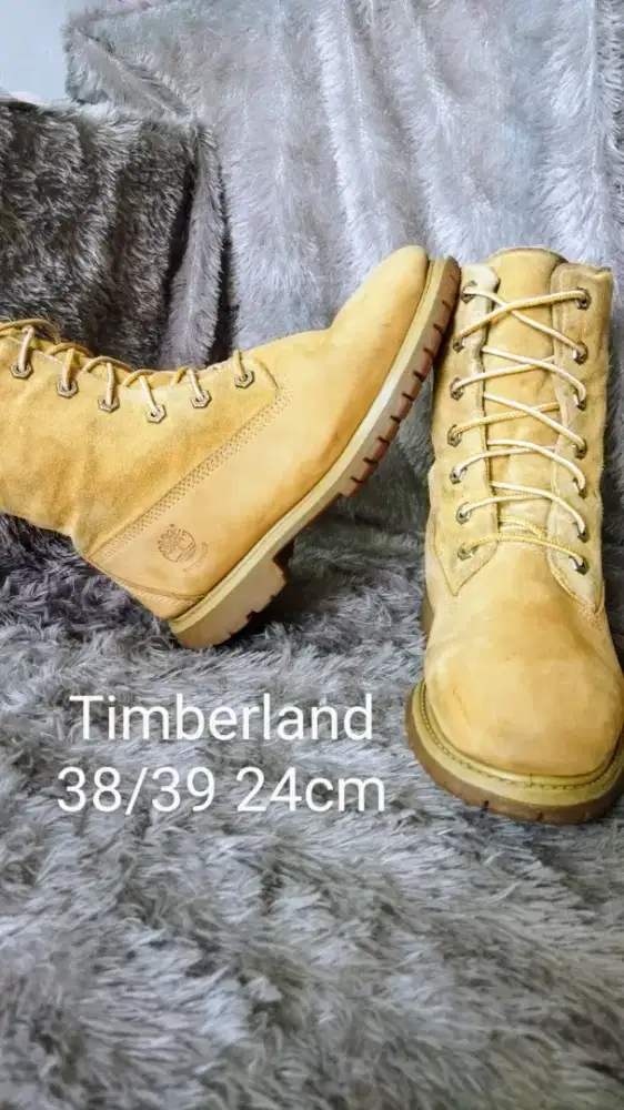 Timberland Winter Yellow Boots Size 38/39