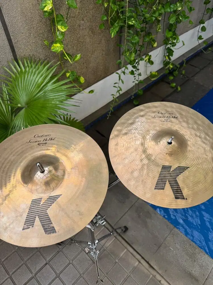 Cymbal Hihat Zildjian K Custom session 14”