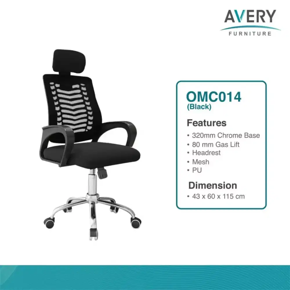 Kursi Sekretaris Hidrolik Avery OMC 014