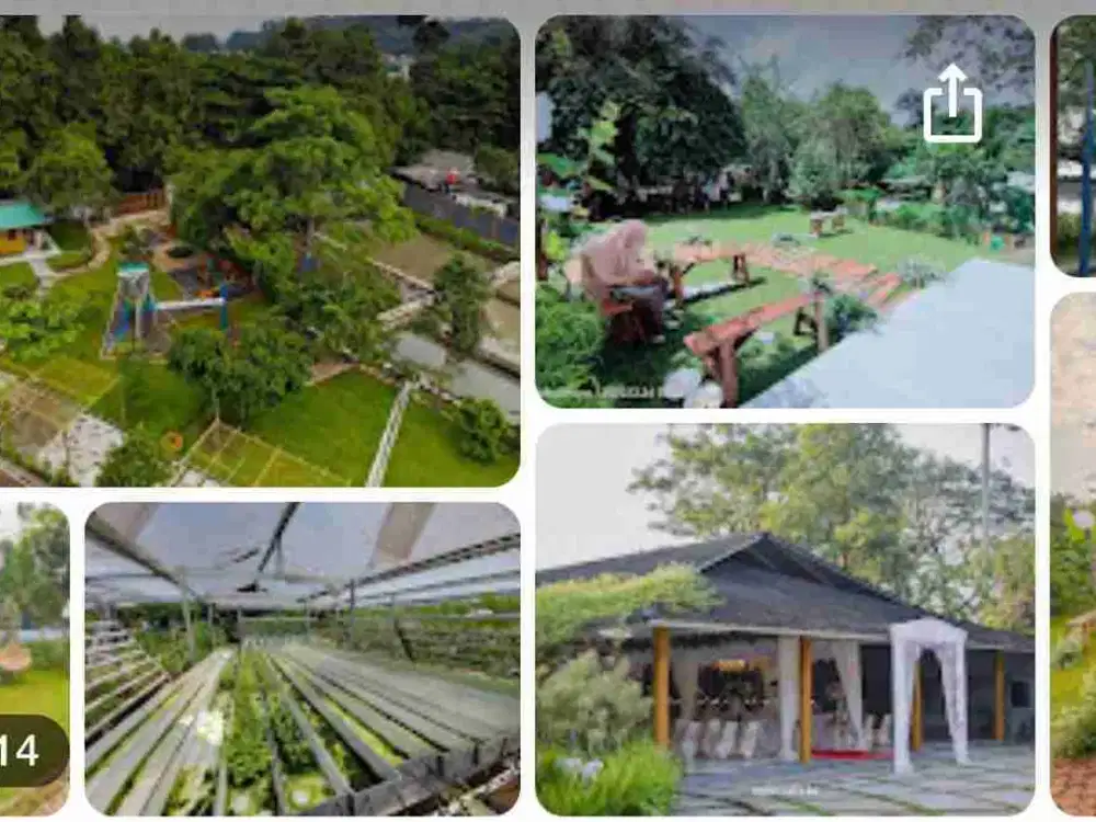 Dijual kavling di Jl Raya Cifor kp Parung, Bubulak, Bogor Barat.