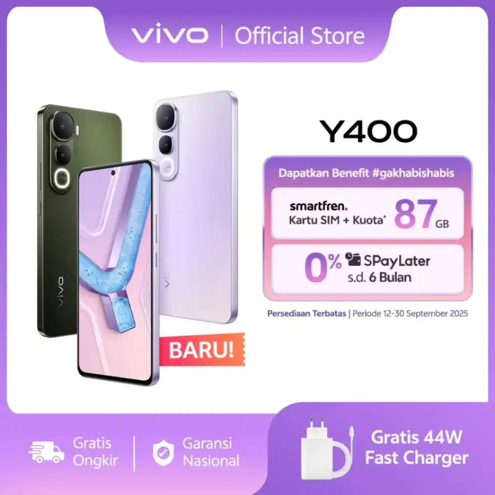 VIVO Y400 Tahan Air