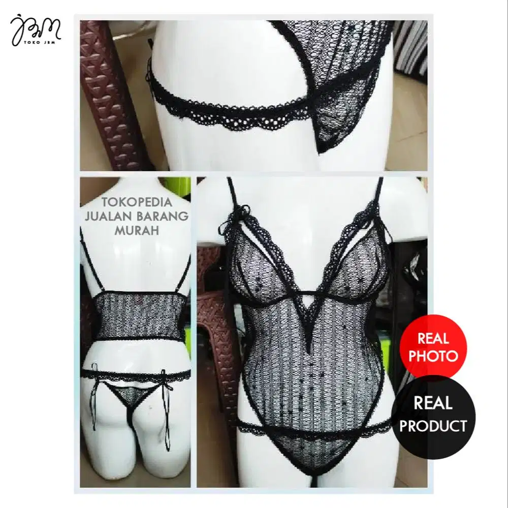 LINGERIE TRANSPARANT / TEDDY LINGERIE / LINGERIE JUMPSUIT / EXPORT