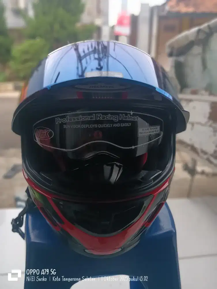Helm NHK GP1000, ukuran 'M'... paket Ganteng..