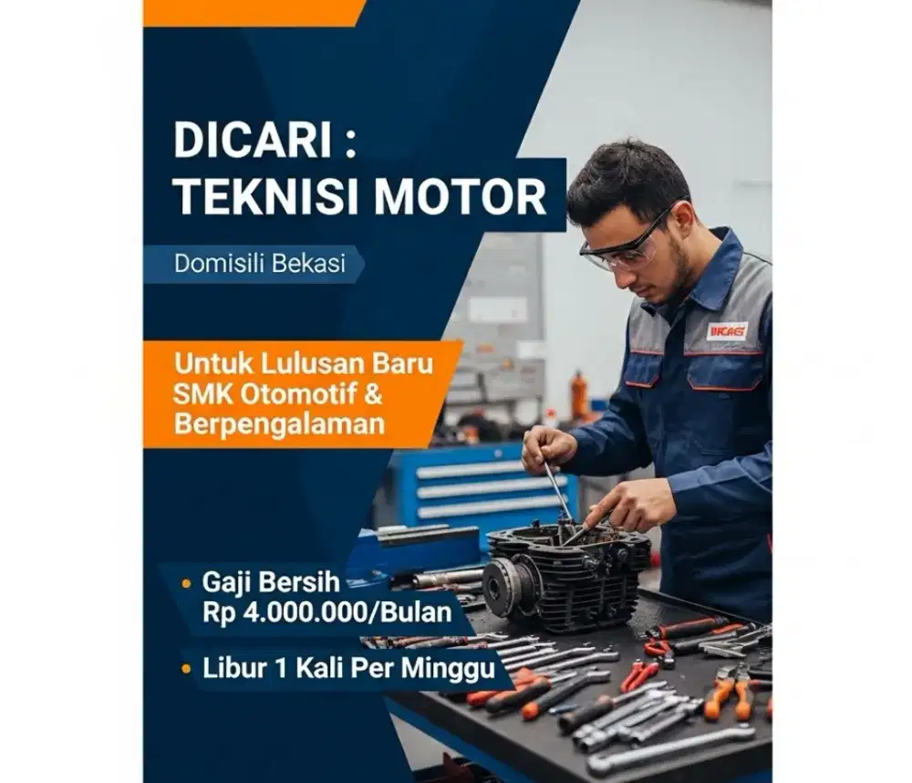 Lowongan Teknisi Motor