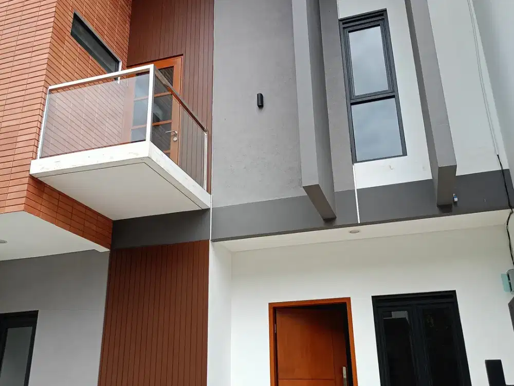 Rumah baru 2 lantai tengah kota area kembar pasirluyu bkr buah batu