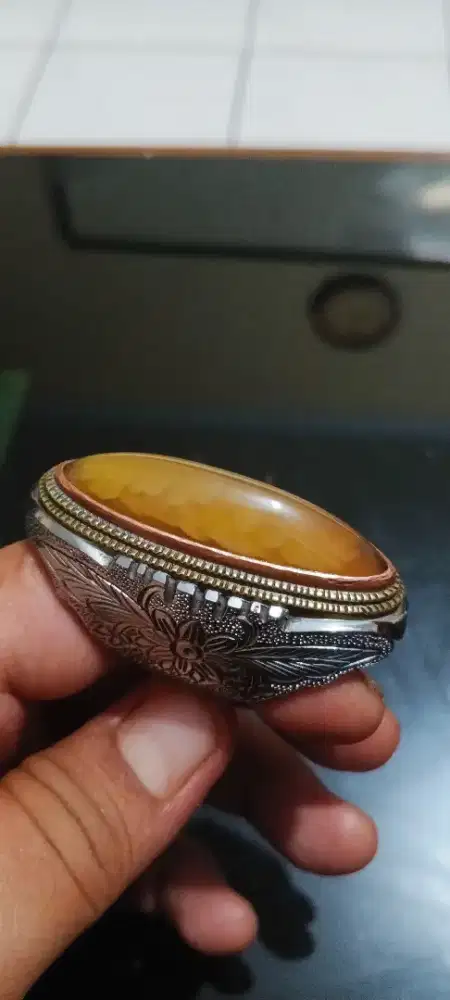 Dimaharkan cincin pandan nanas jumbo natural