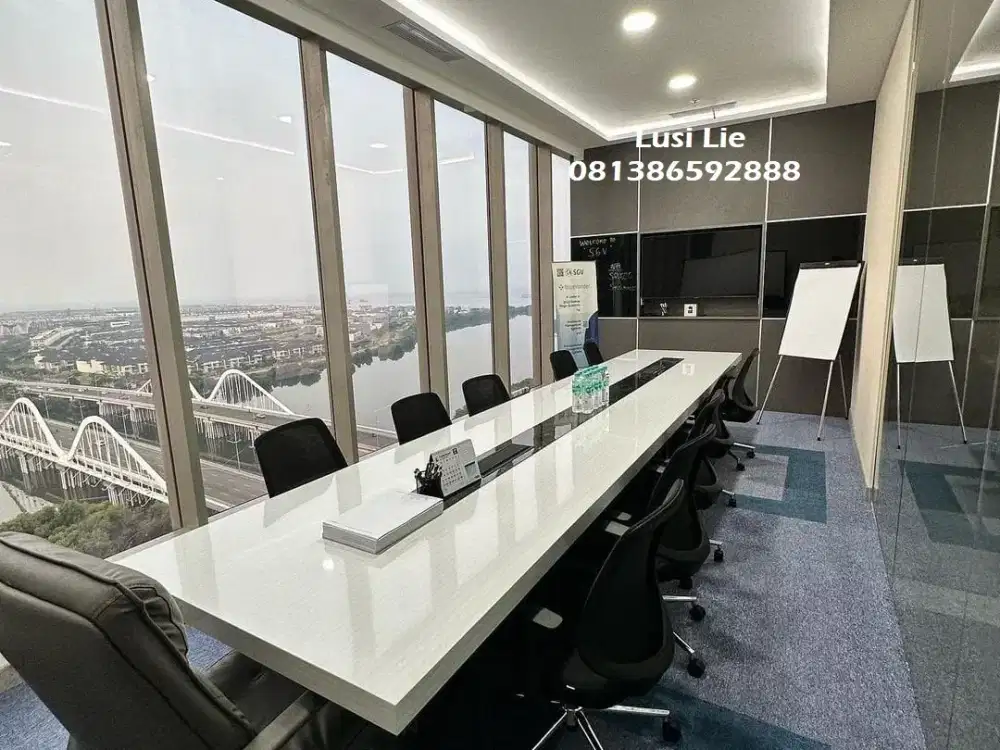 Office Gold Coast Pik luas 114 m , Furnished rapi view laut