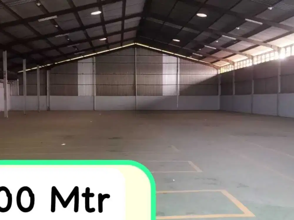 DISEWAKAN GUDANG 1344METER, DEKAT EXIT TOL BITUNG,AKSES KONTAINER 40FT