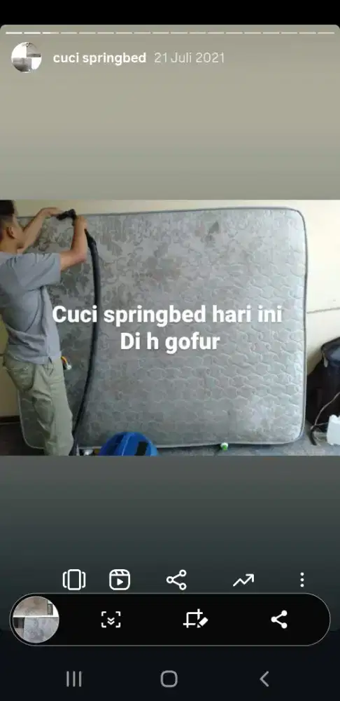 Jasa panggilan homeservis cuci sofa sofabed kasur springbed karpet