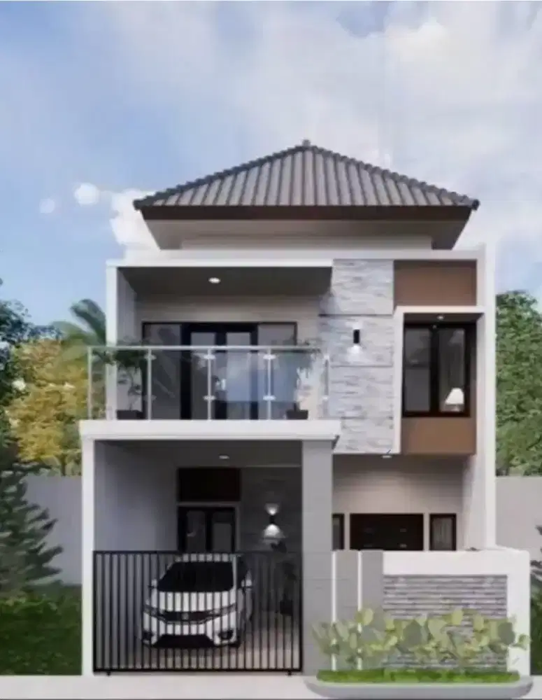 Hanya 1 unit Rumah indent bangun 1 Lanatai / 2 Lantai