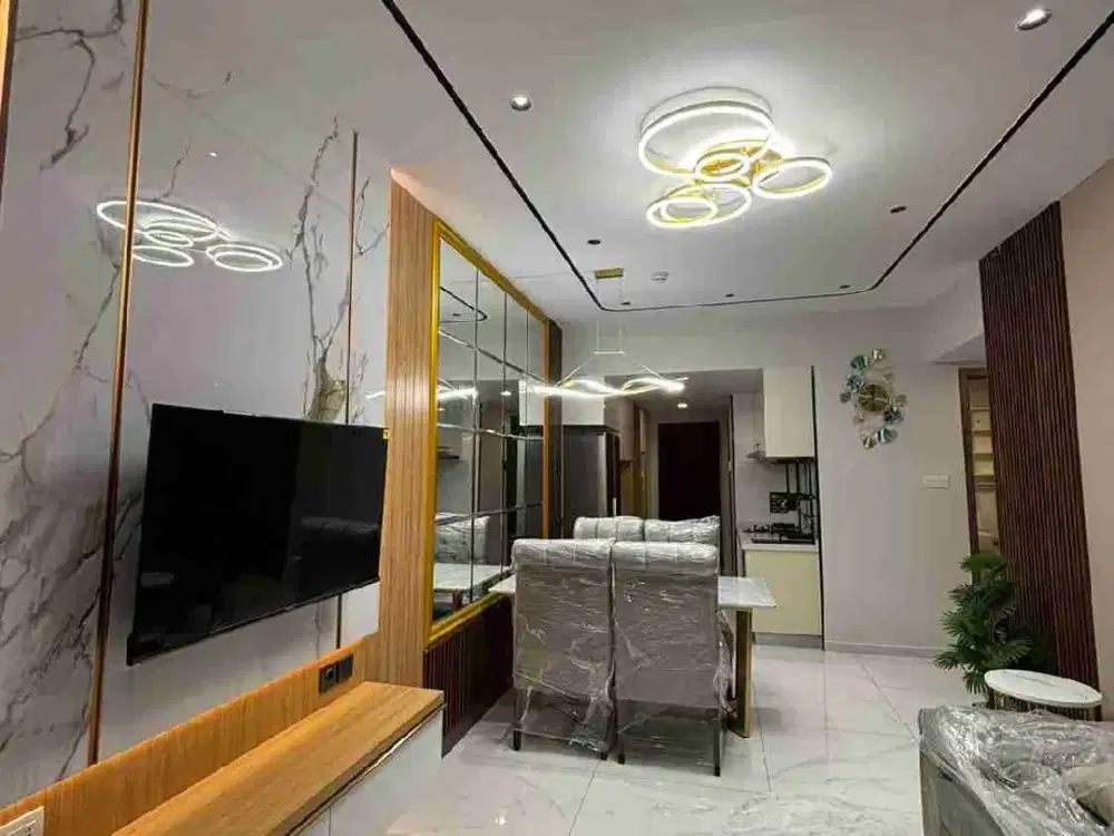 DISEWA APARTEMEN FUll FURNISH & DECOR SKY HOUSE BSD 3 BR Dekat AEON Mall BSD City Tangerang