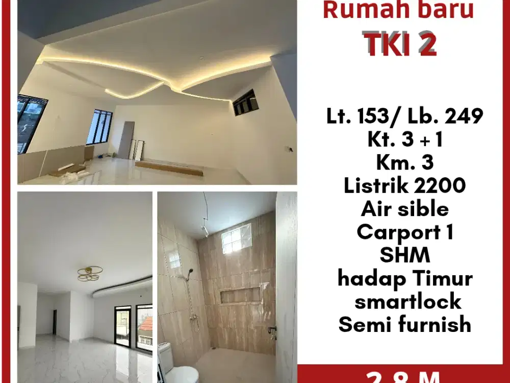 Rumah baru modern di TKI
