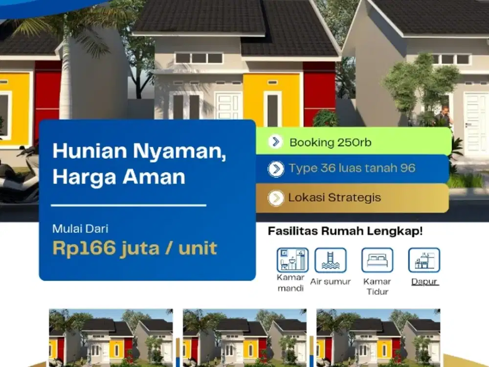 rumah subsidi promo cukup 250rb All in