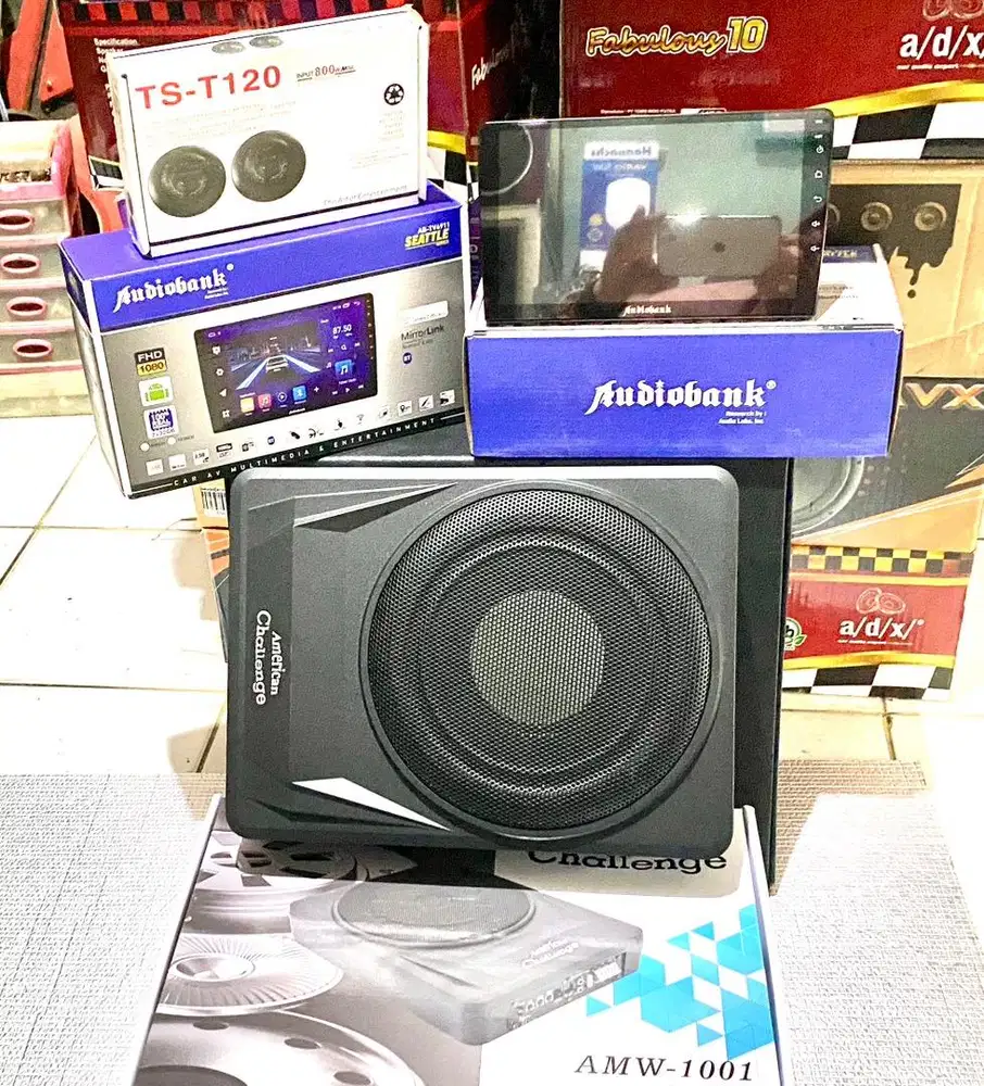 Plus Pasang,Android 9inc+Sub Kolong 10inc bonus Tweeter 1set