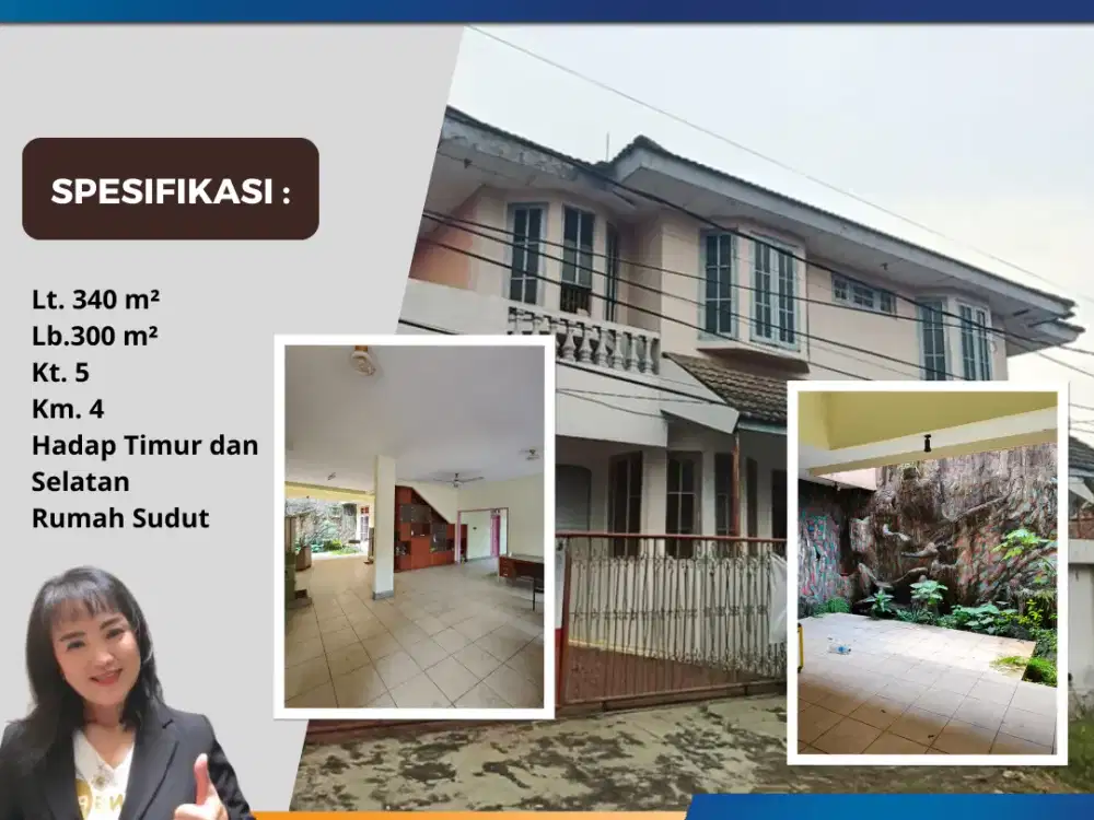 Jual Cepat Murah Rumah Hoek Di Cinere Depok