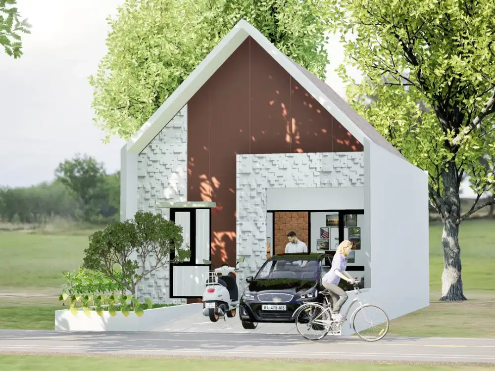 Di Jual Rumah Murah Luas dan Modern Desain Eropa Style