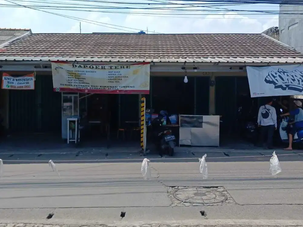 Dijual 4 kios dan 4 Kontrakan