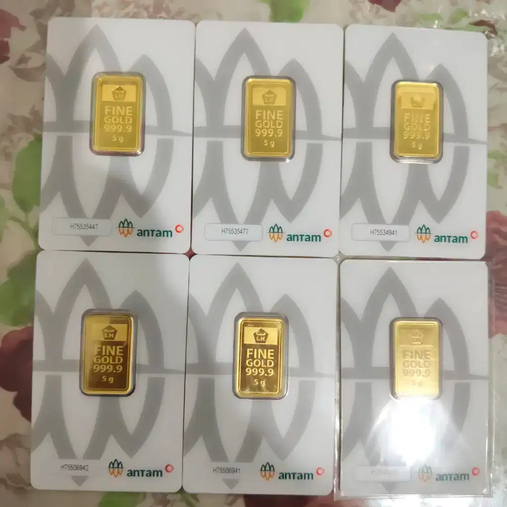 Jual Logam Mulia Emas Antam pecahan 5 gram th 2025 terbaru