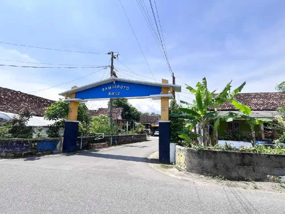 Tanah Kalasan Cocok Villa Dekat Candi Sambisari
