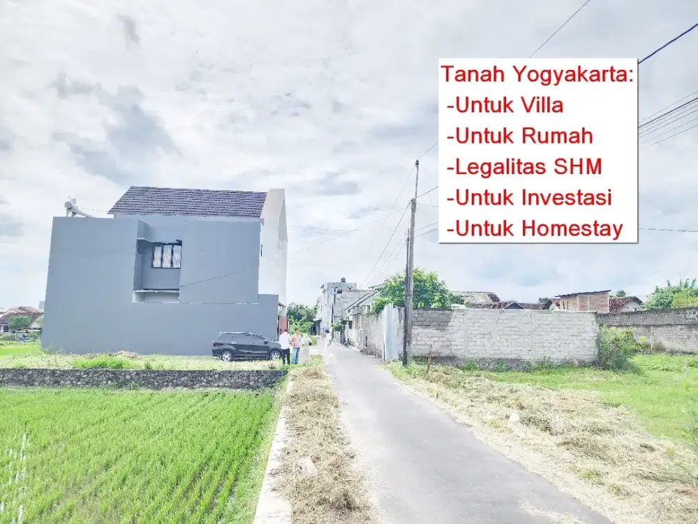 Tanah Barat Tugu Jogja Lokasi Premium di Jl. Jambon