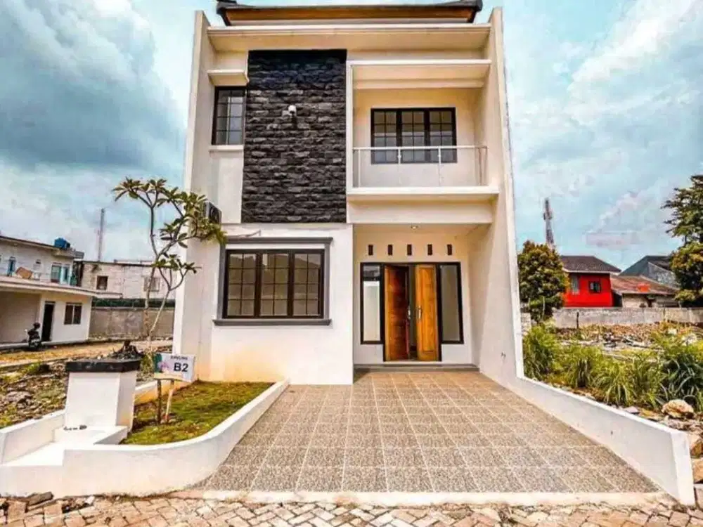 RUMAH GAYA BALI DI PEKAPURAN DEPOK DEKAT TOLL CIJAGO