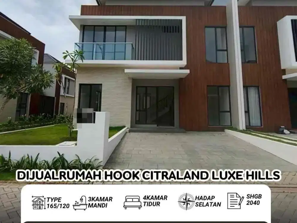 Dijual Rumah Luxe Hill Citraland Megah Batam Center