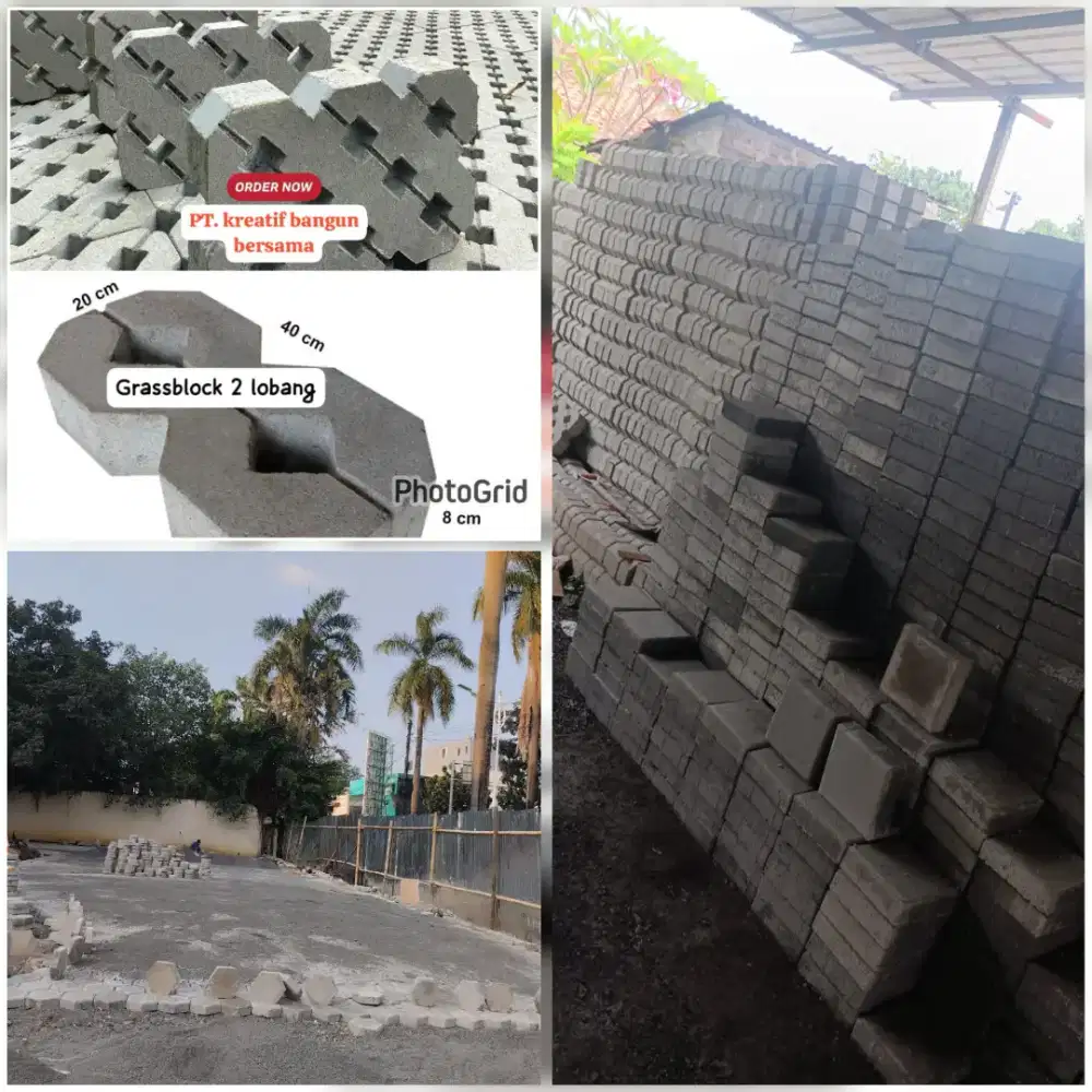 Konblok / conblock / paving ekonomis berkualitas
