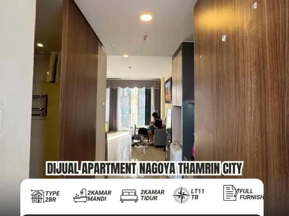 Dijual Apartment Two Bedroom Nagoya thamrin City batam