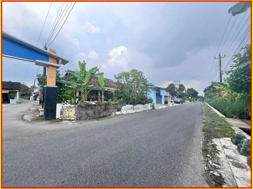 Dekat Pamella 7 Kalasan, Tanah Tepi Aspal Sambiroto Purwomartani