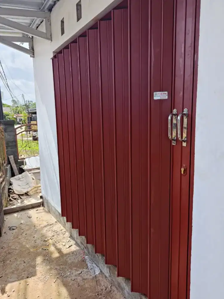 Pembuatan Pintu Besi Harmonika