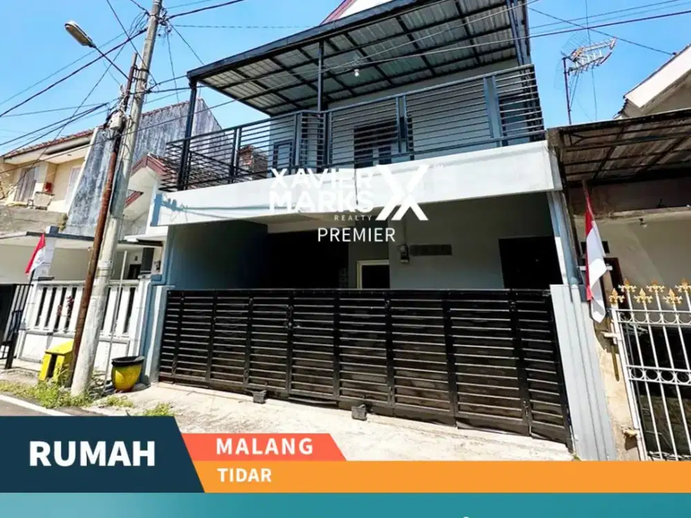 Dijual Rumah 2 Lantai Semi Furnish Dekat Unmer di Tidar Malang