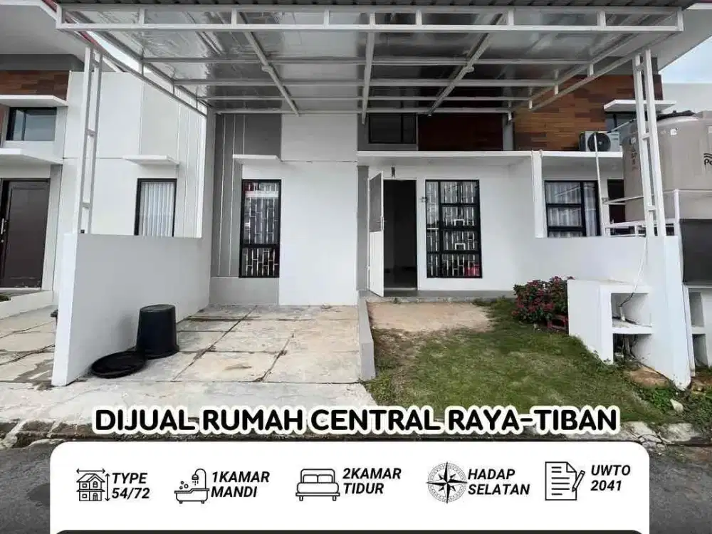 dijual rumah central raya tiban