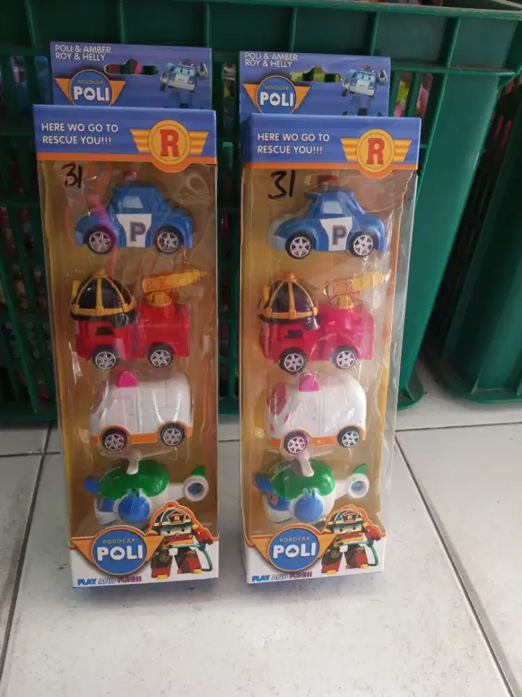 Mainan Anak Robocar poli isi 4
