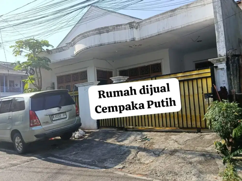 Dijual Rumah Murah Luas Akses Lebar du Cempaka Putih Hitung Tanah