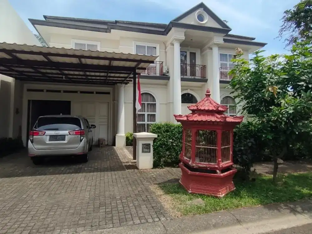 Fontainebleau Golf Residence BSD Rumah Hoek Furnished Kecuali Elektronik