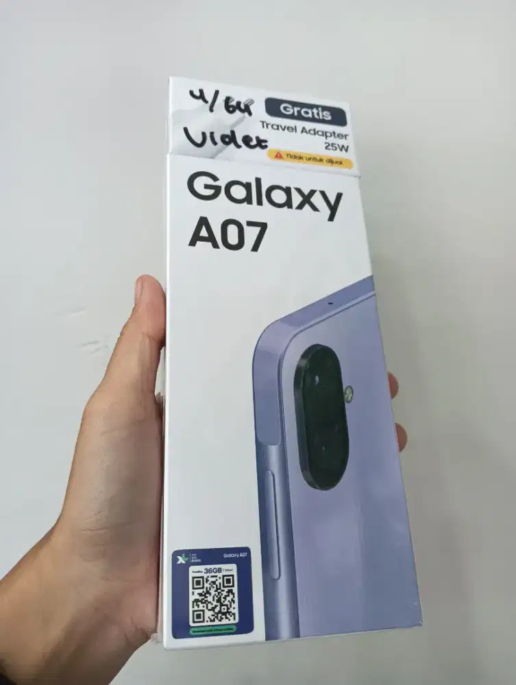 NEW SAMSUNG A07 4/64 GARANSI RESMI SEGEL