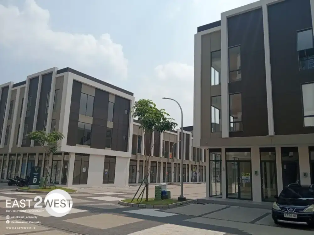 Sewa Ruko Baru Verona Junction Gading Serpong Tangerang Siap Pakai Lokasi Sangat Strategis