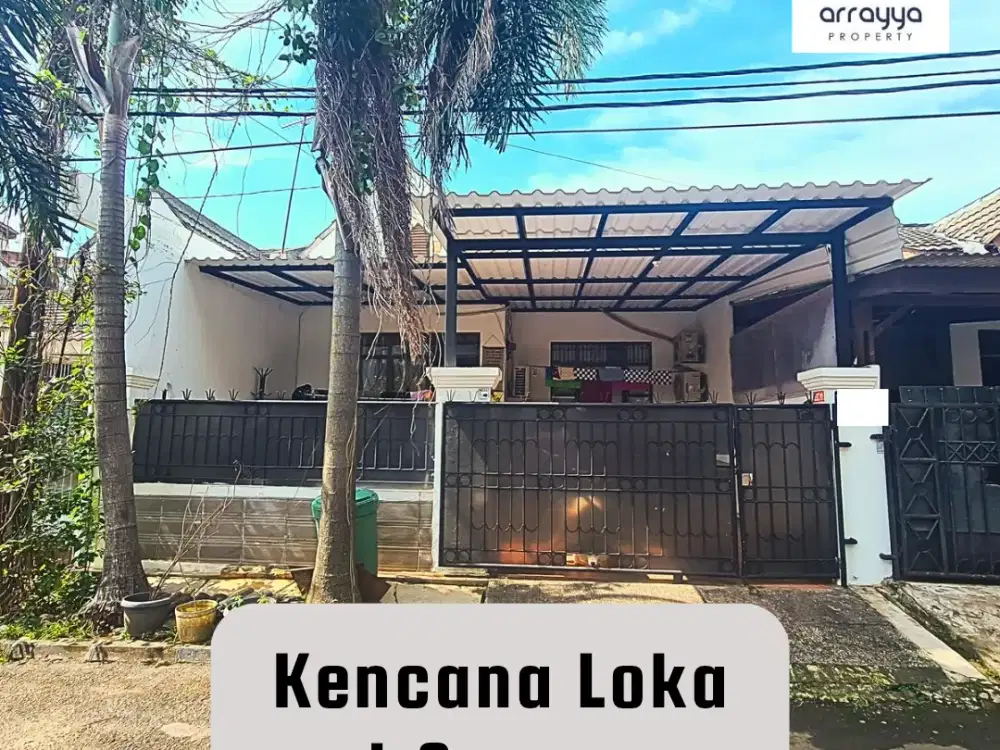 Dijual Murah Rumah Siap Huni Dekat Stasiun di Kencana Loka