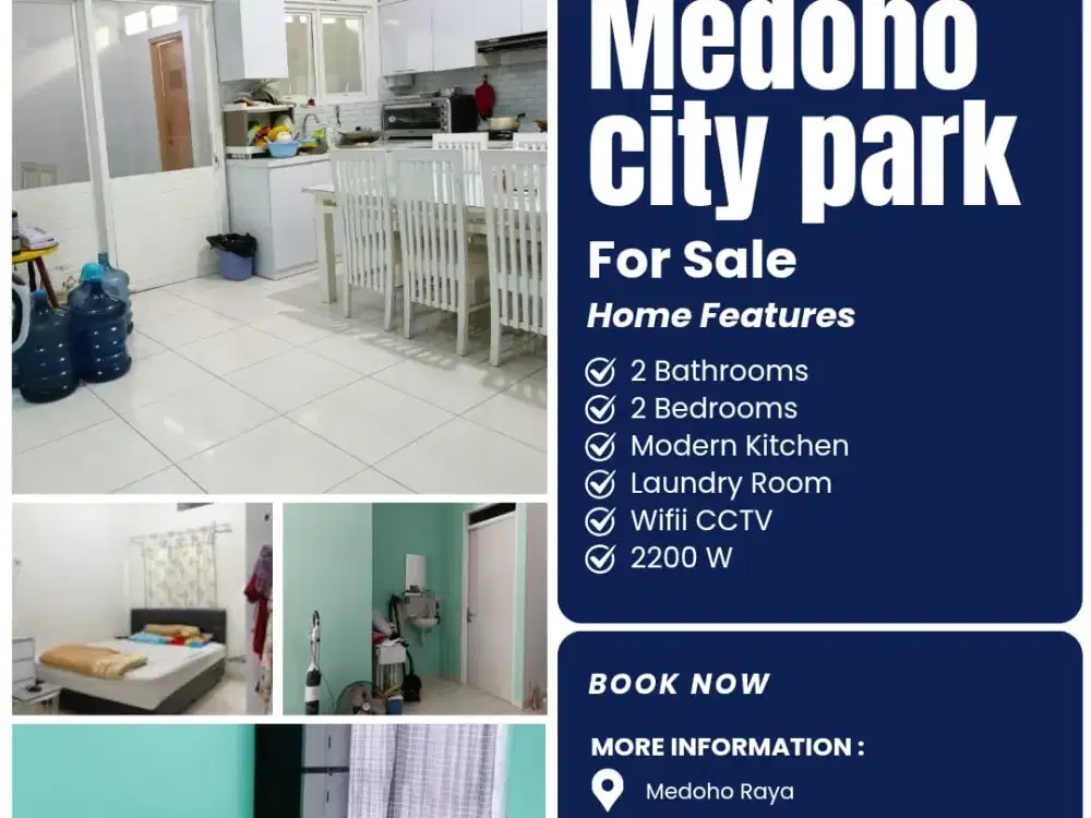 Rumah Tengah Kota Harga Dibawah Pasaran Medoho City Park