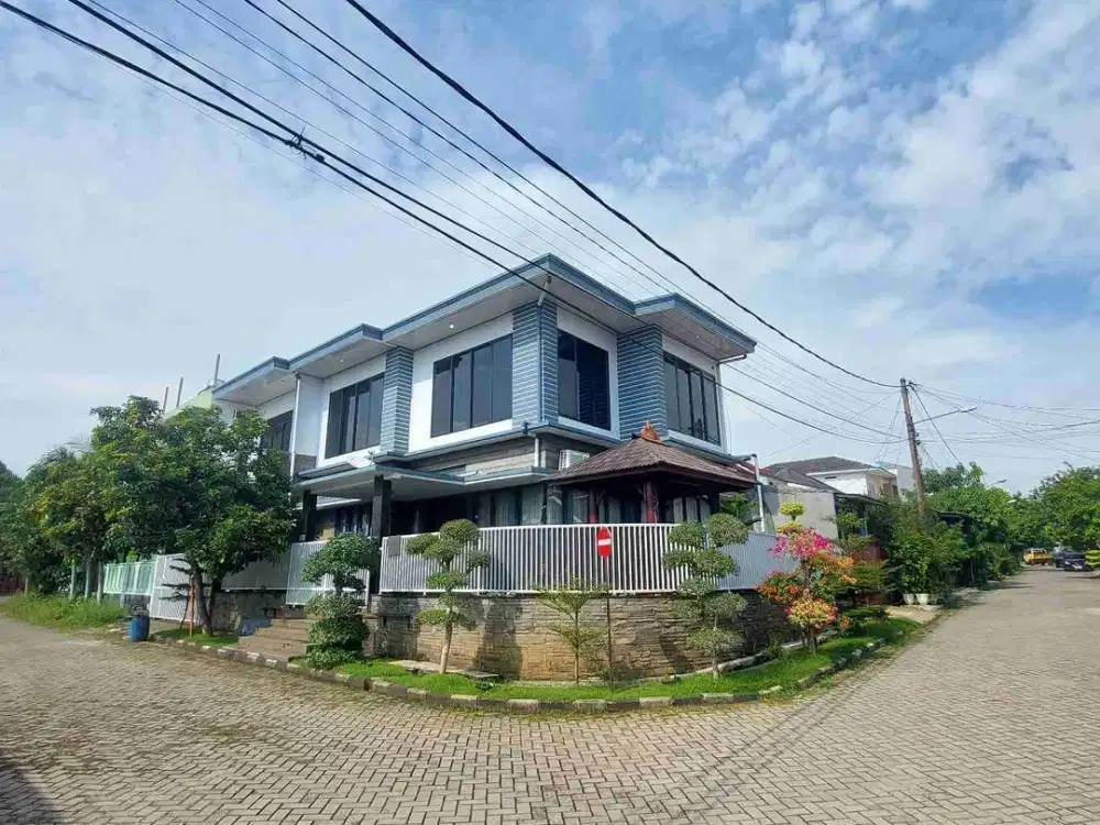 Rumah Hook Nyaman Asri Di Villa Bogor Indah VBI Bogor Depan Taman