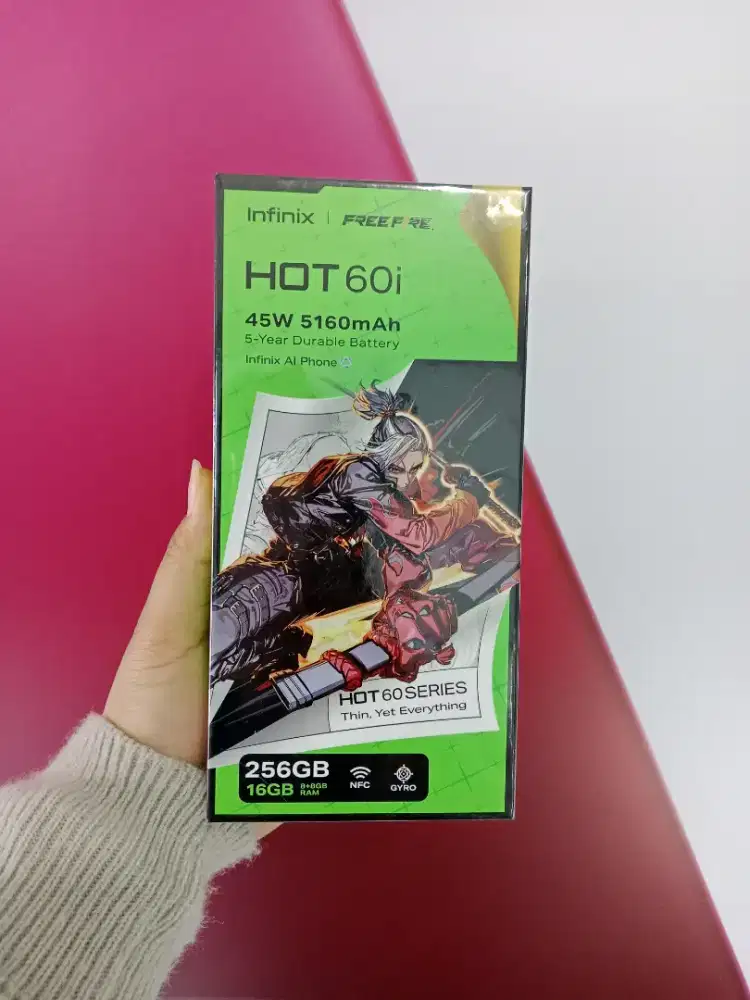 Infinix Hot 60i 8/256 garansi resmi