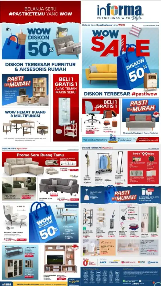 DISKON UP TO 50% INFORMA
