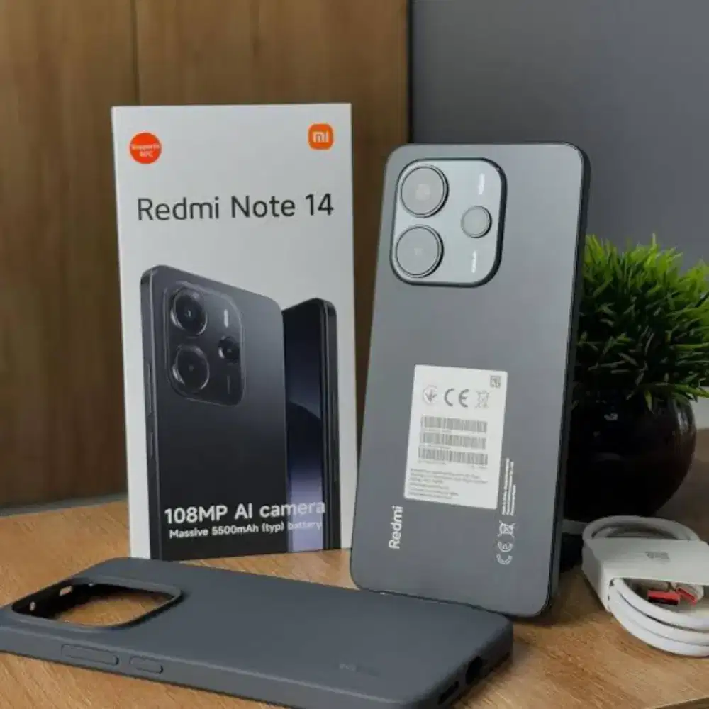 Redmi Note 14 4G 8/256 Black Pemakaian 1 Bulan