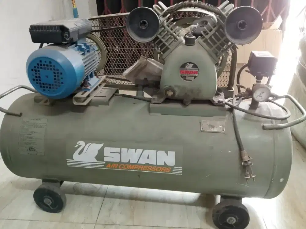 CUCI GUDANG dijual SWAN air compressor