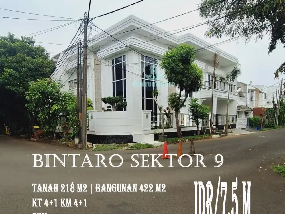 Rumah baru hook bintaro dekat MCD  sektor 9