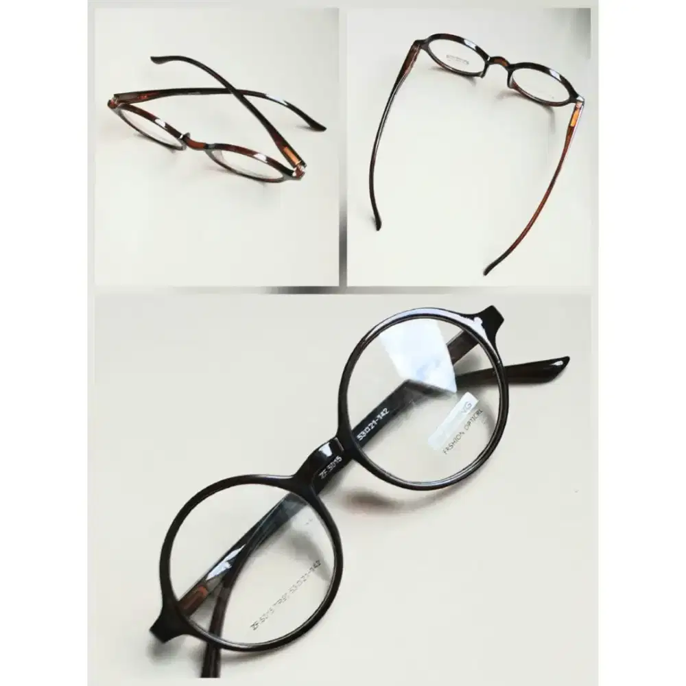 Frame Kacamata Bulat Barning